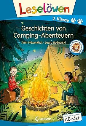Leselowen 2. Klasse - Geschichten von Camping-Abenteuern- Hardcover