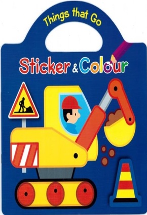 Mighty Machines Sticker & Colour