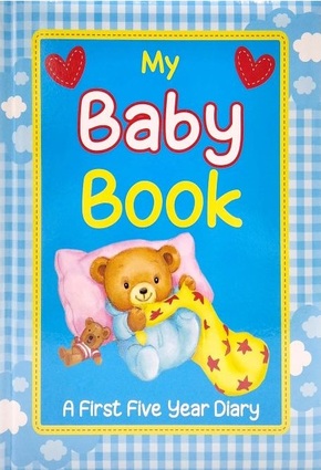 First Five Year Diary Blue