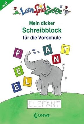 Mein dicker Schreibblock für die Vorschule: Sammelblock