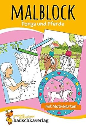 Malblock - Ponys und Pferde Paperback