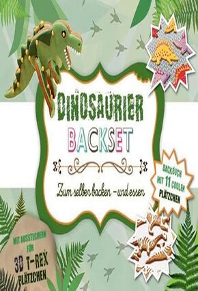 Dinosaurier Backset: Mit Ausstechern für 3D T-Rex Plätzchen