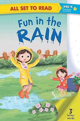 All set to Read - PRE K - (3 letter words) - Fun in the Rain
