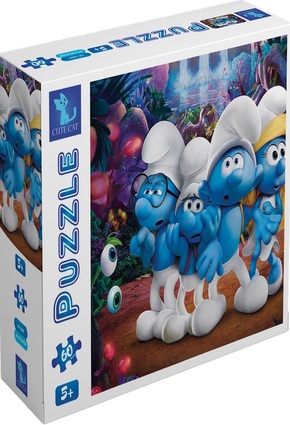 Smurfs/ 60 Pieces/ 34×23.8 cm/ 3-6 Yrs Preschool/ CR-2005