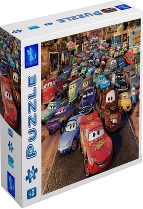 Cars Mcqueen/ 60 Pcs/ 34x23.8 cm/ 3-6 Yrs Preschool/ CR-2012