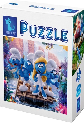 Smurfs 2×1/ 2 PUZZLES/ 20 PCS & 24 PCS/ CR-2026