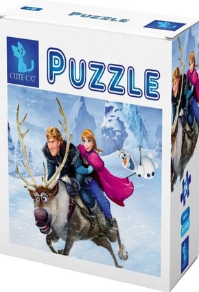 Frozen/ 2 X 1/ 2 PUZZLES/ 20 PCS & 24 PCS/ 22×14 cm/ CR-2036