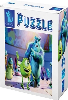 Monsters Inc 2in1 Puzzle/ CR-2057  2 PUZZLES/ 20 PCS & 24 PCS/ 34x23.8 cm/ 3-6 Yrs