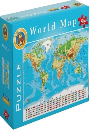 World Map- 500 PCS