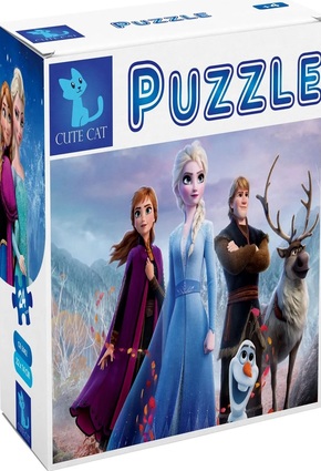 Frozen 2 X 1/ 2 PUZZLES/ 20 PCS & 24 PCS/ 22×14 cm/ CR-2062