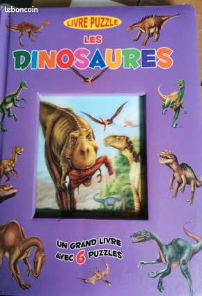 Livre Puzzle LES Dinosaures