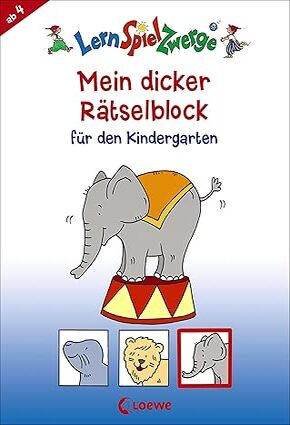 Mein dicker Rätselblock für den Kindergarten