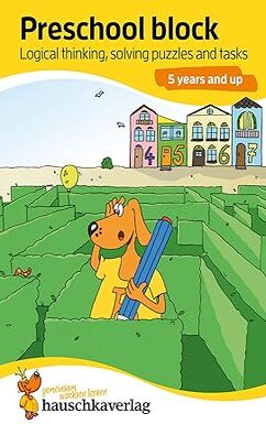 Preschool Activity Book for 5 Years - Boys and Girls