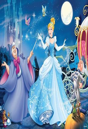 cinderella puzzle/ 99 Pieces/ 6+/ CR-2065/ 22×14 cm