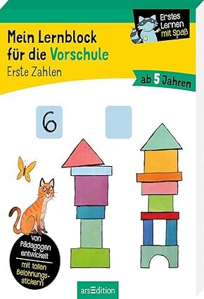 Mein Lernblock für die Vorschule - Erste Zahlen