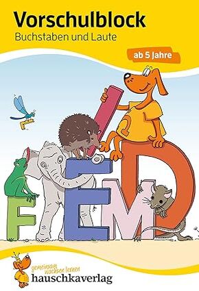 Vorschulblock - Buchstaben und Laute ab 5 Jahre