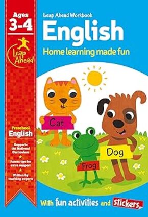 English Age 3-4 (Leap Ahead Workbook)
