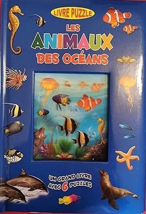 LES ANIMAUX DES OCEANS 6 PUZZLES
