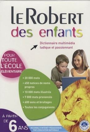 Le Robert des enfants - Dictionnaire multimédia, ludique et passionnant
