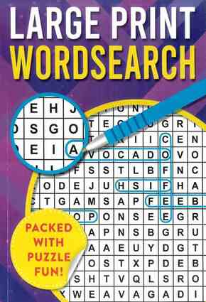 Large Print Word Search