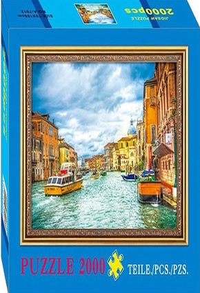 The Canals of Venice Puzzle - 2000 Pieces