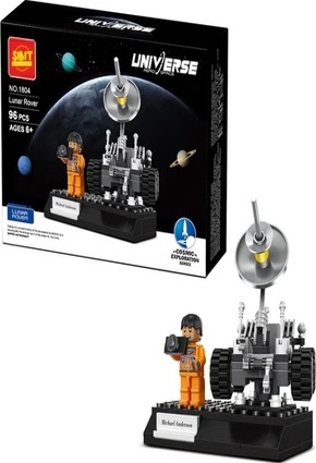 Aerospace Lunar Rover Toy Building Blocks Kit (96 Pcs)