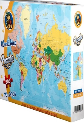 World Map Puzzle - 300 PCS