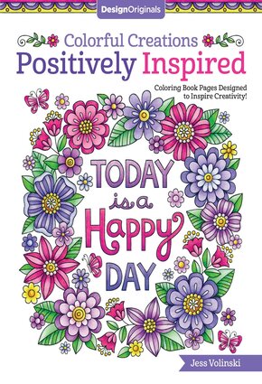 Coloring Book/ Today Is a Happy Day Mandala
