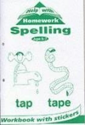 Help With Homework Spelling Age 5-7 - Workbook With Stickers