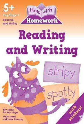 Help With Homework Reading & writing 5+ - Workbook With Stickers