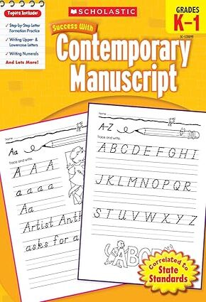Scholastic Success with Contemporary Manuscript, Grades K-1
