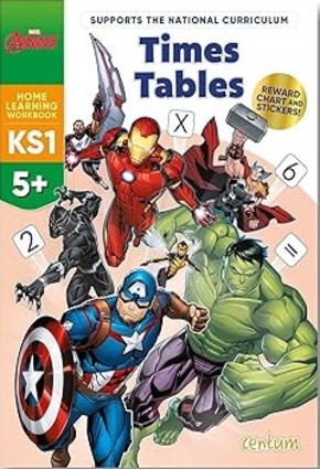Disney Learning Marvel Avengers: Times Tables 5+ Paperback