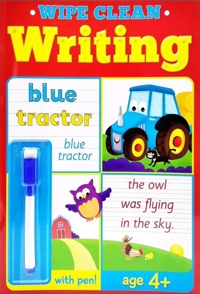 Wipe Clean Writing Book with Pen- Age 4+