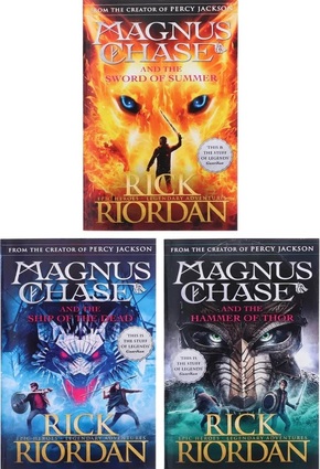 Magnus Chase- 3 Books- Set by Rick Riordan- Paperback