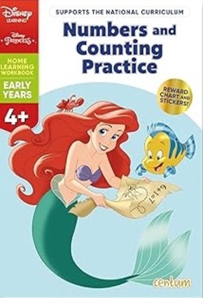 Disney Learning Disney Princesses Numbers and Counting Practice 4+
