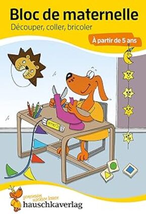 Bloc préscolaire, cahier de jeux 5 ans