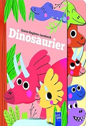Erstes Register-Lernbuch-Dinosaurier