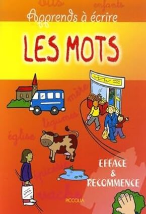 Apprends à écrire : Les mots
