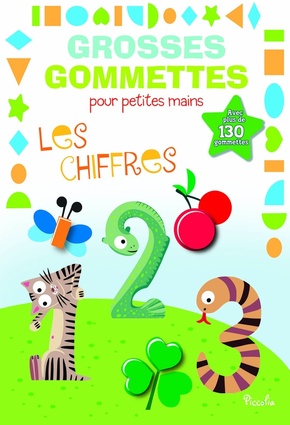 Les chiffres - grosses gommettes