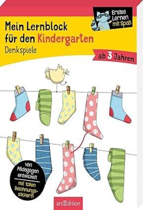 Mein Lernblock für den Kindergarten-ab 3