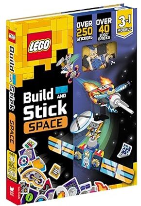 LEGO Build and Stick Space (includes over 40 LEGO bricks, book and over 250 stickers)